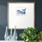 Whale Love I Premium Framed Print Double Matboard