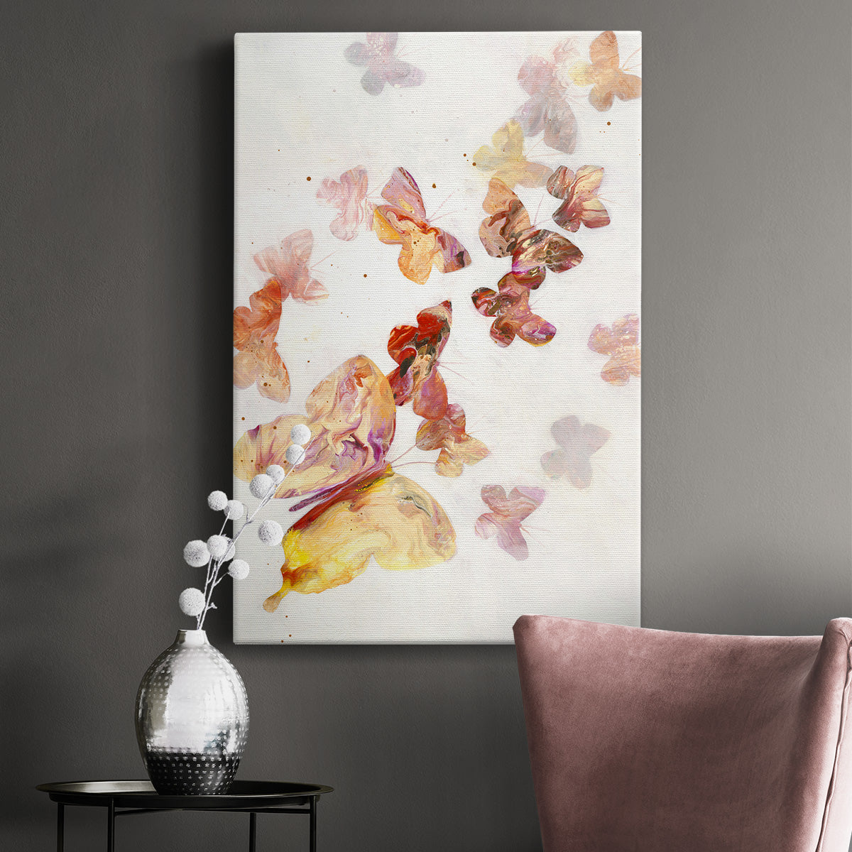 All A Flutter Premium Gallery Wrapped Canvas - Ready to Hang