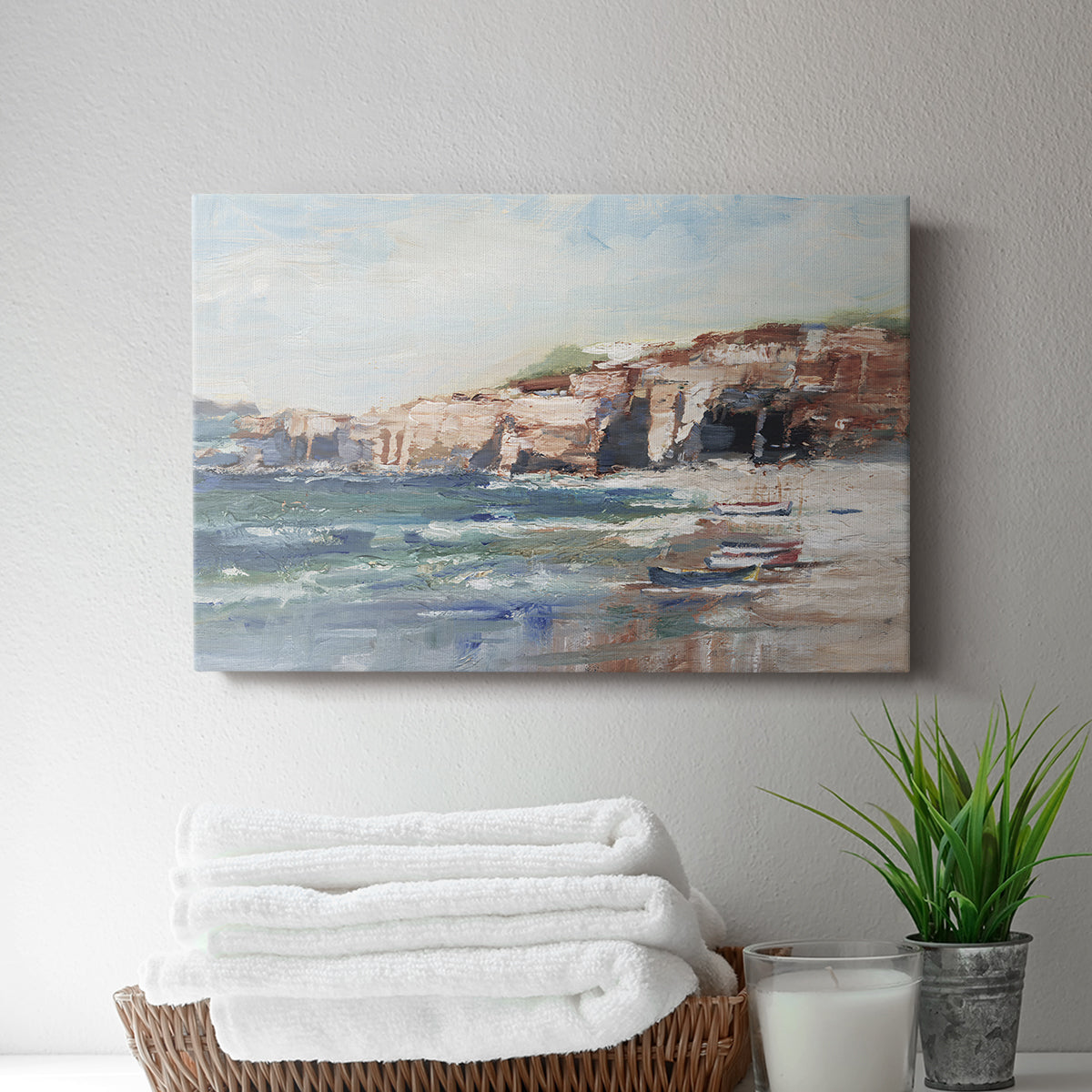 Sea Cliff Study II - Canvas Art Print