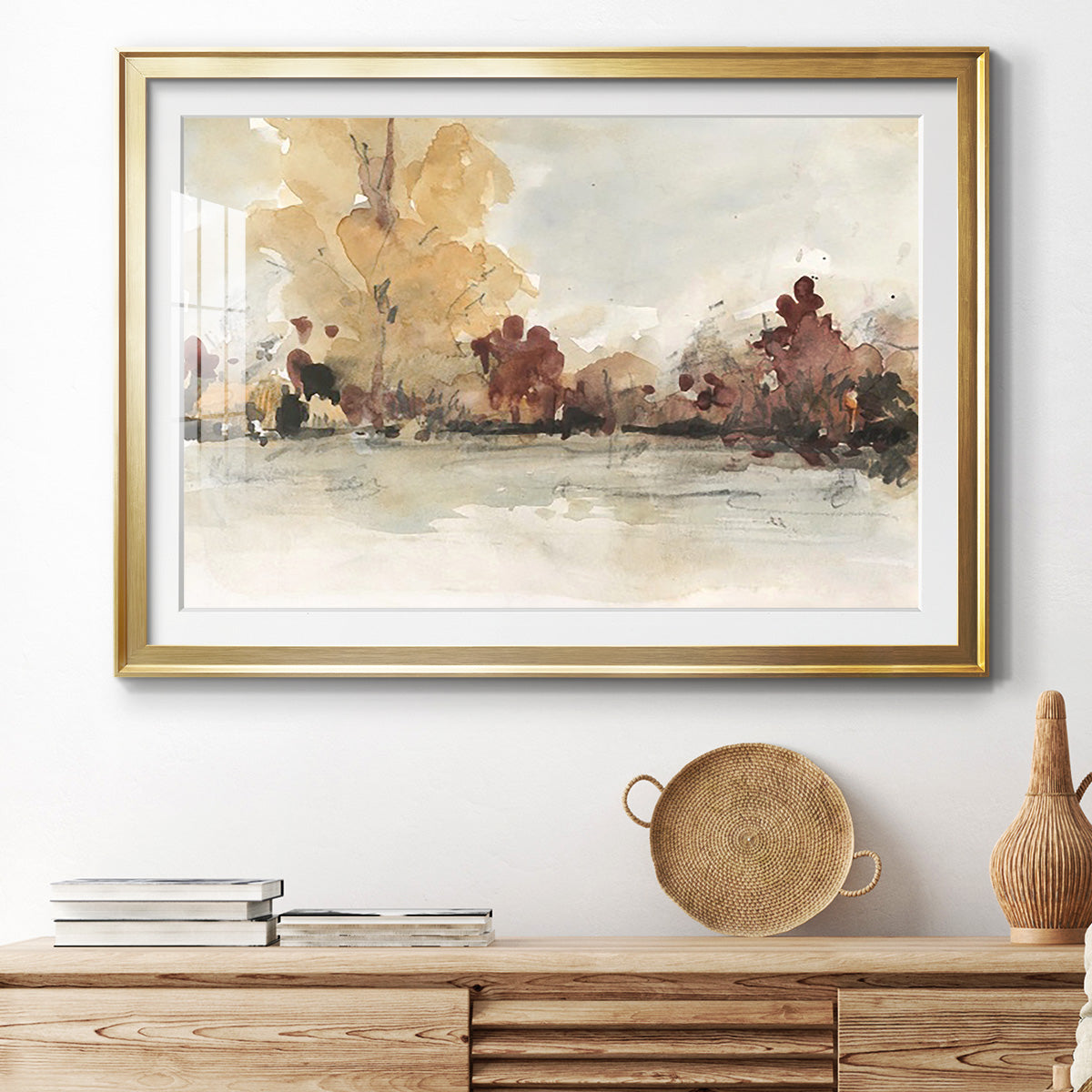 The Autumn View I Premium Framed Print - Ready to Hang