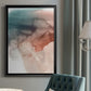 Red Ochre Abstract III - Modern Framed Canvas Print