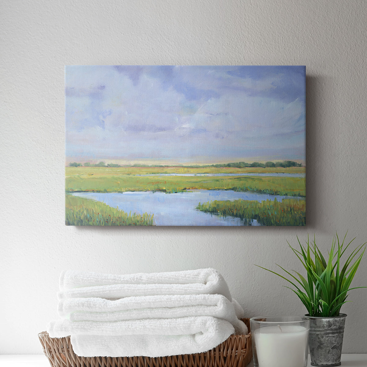 Summer Marsh I - Canvas Art Print