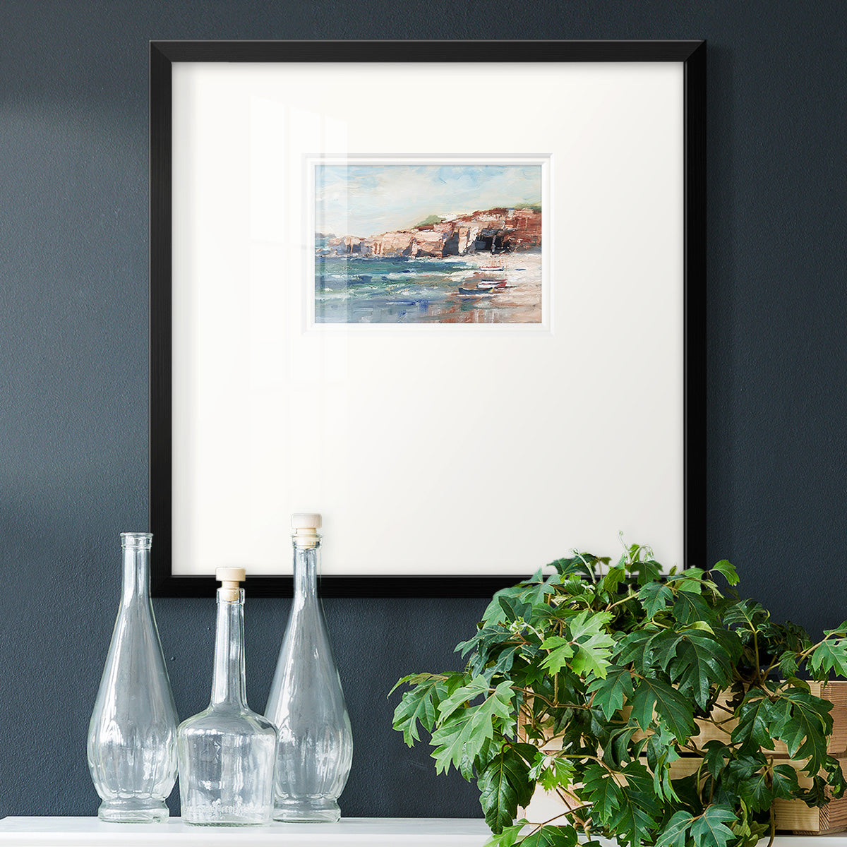 Sea Cliff Study II Premium Framed Print Double Matboard