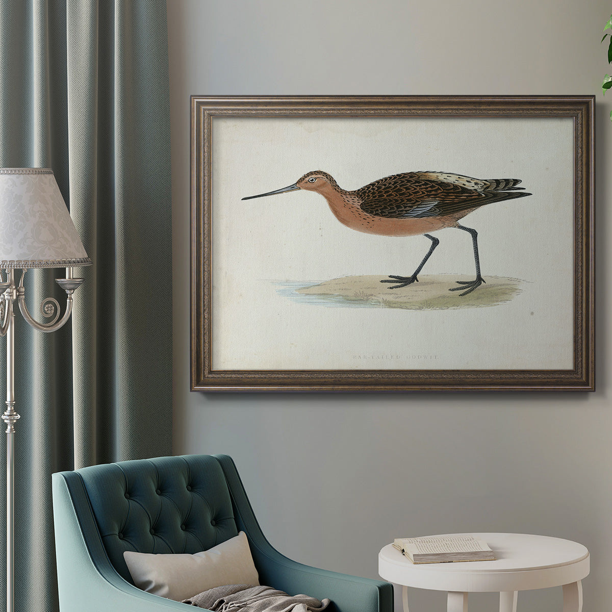 Morris Sandpipers II Premium Framed Canvas- Ready to Hang