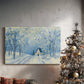 Icy Manger at Twilight - Canvas Art Print