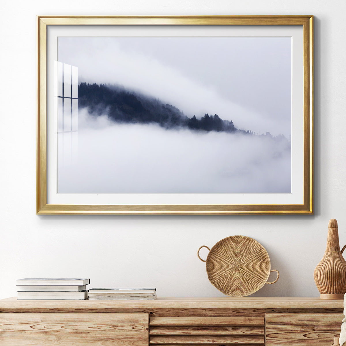 In the Clouds - Modern Framed Art Print