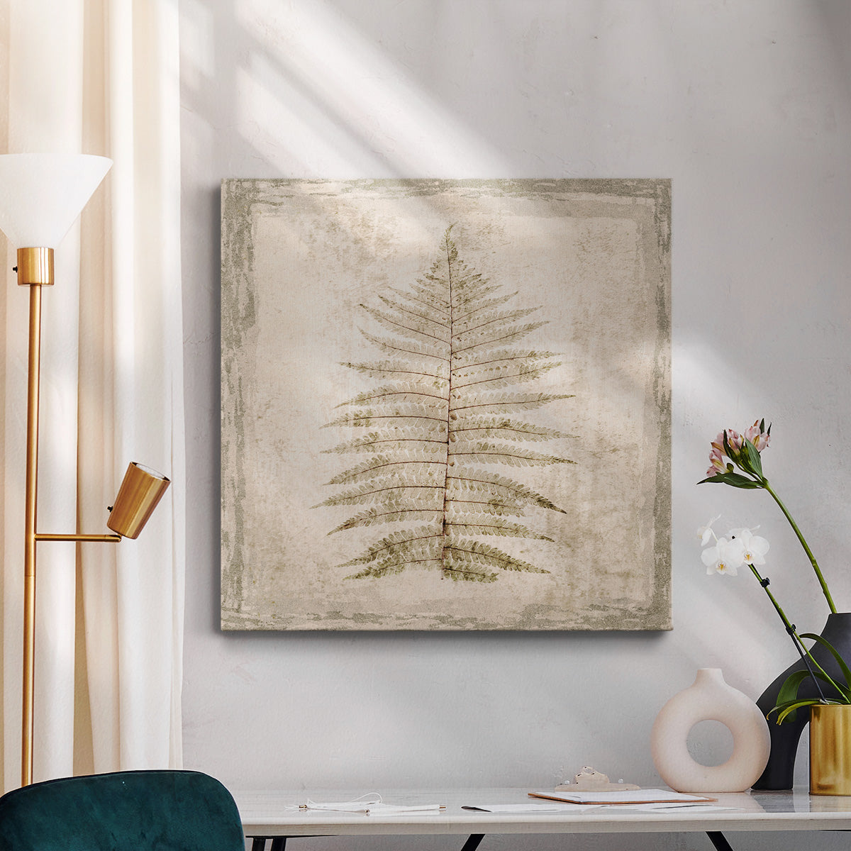 Stone Leaf I - Canvas Art Print