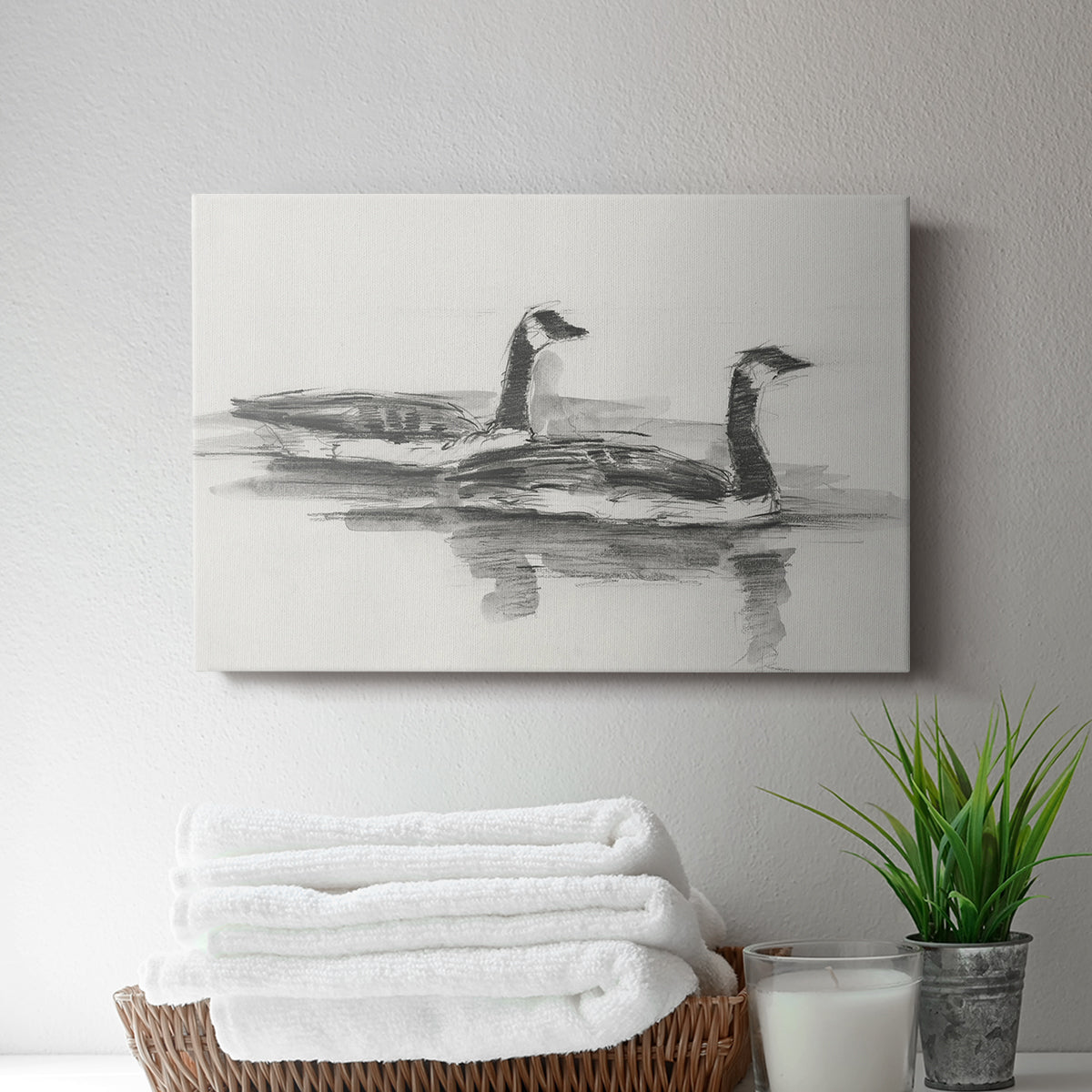 Geese Study I - Canvas Art Print