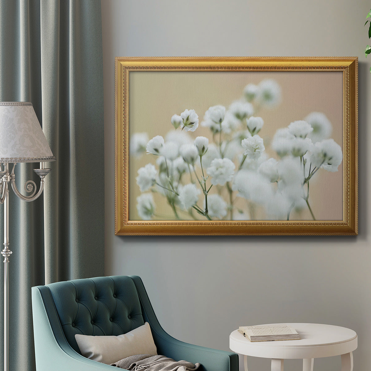 Baby's Breath Study II Premium Framed Canvas- Ready to Hang