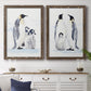 Emperor Penguins I - Premium Framed Canvas 2 Piece Set - Ready to Hang