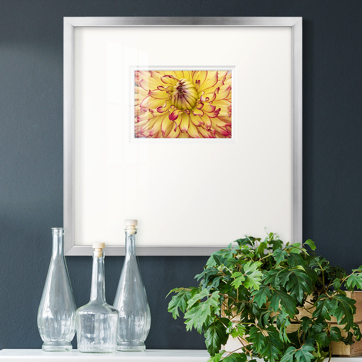 Blooms II Premium Framed Print Double Matboard