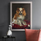 A King Charles Spaniel - Ornate Framed Canvas Print