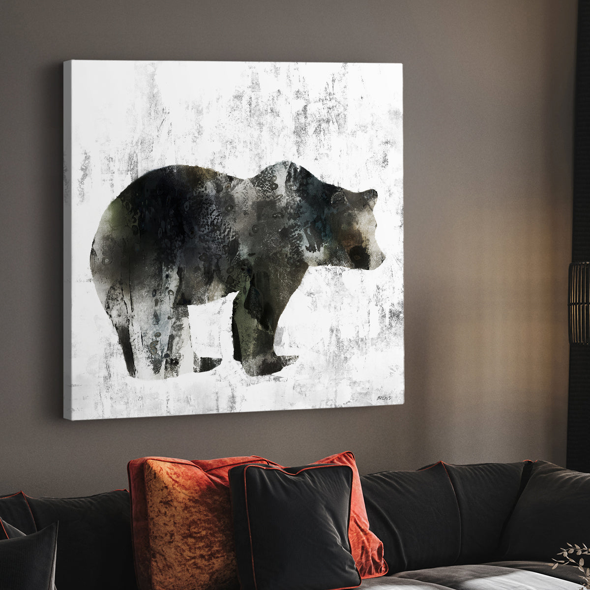 BEAR TOTEM - Canvas Art Print