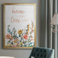 Home is Where Love Grows - Modern Framed Canvas Print