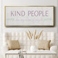 Kind People - Floater Framed Canvas Print