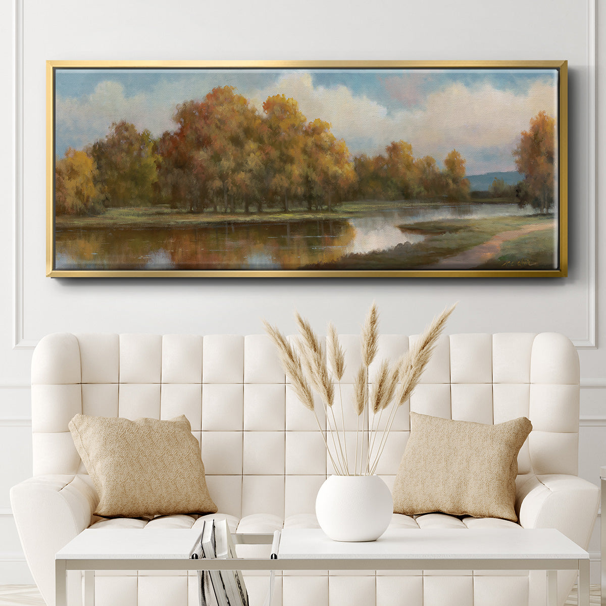 Shenandoah II - Floater Framed Canvas Print