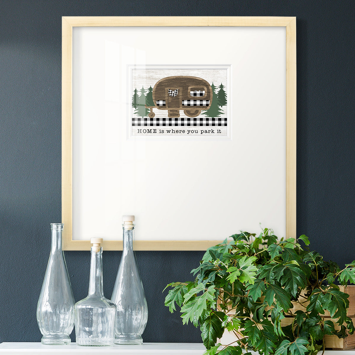 Park It Premium Framed Print Double Matboard