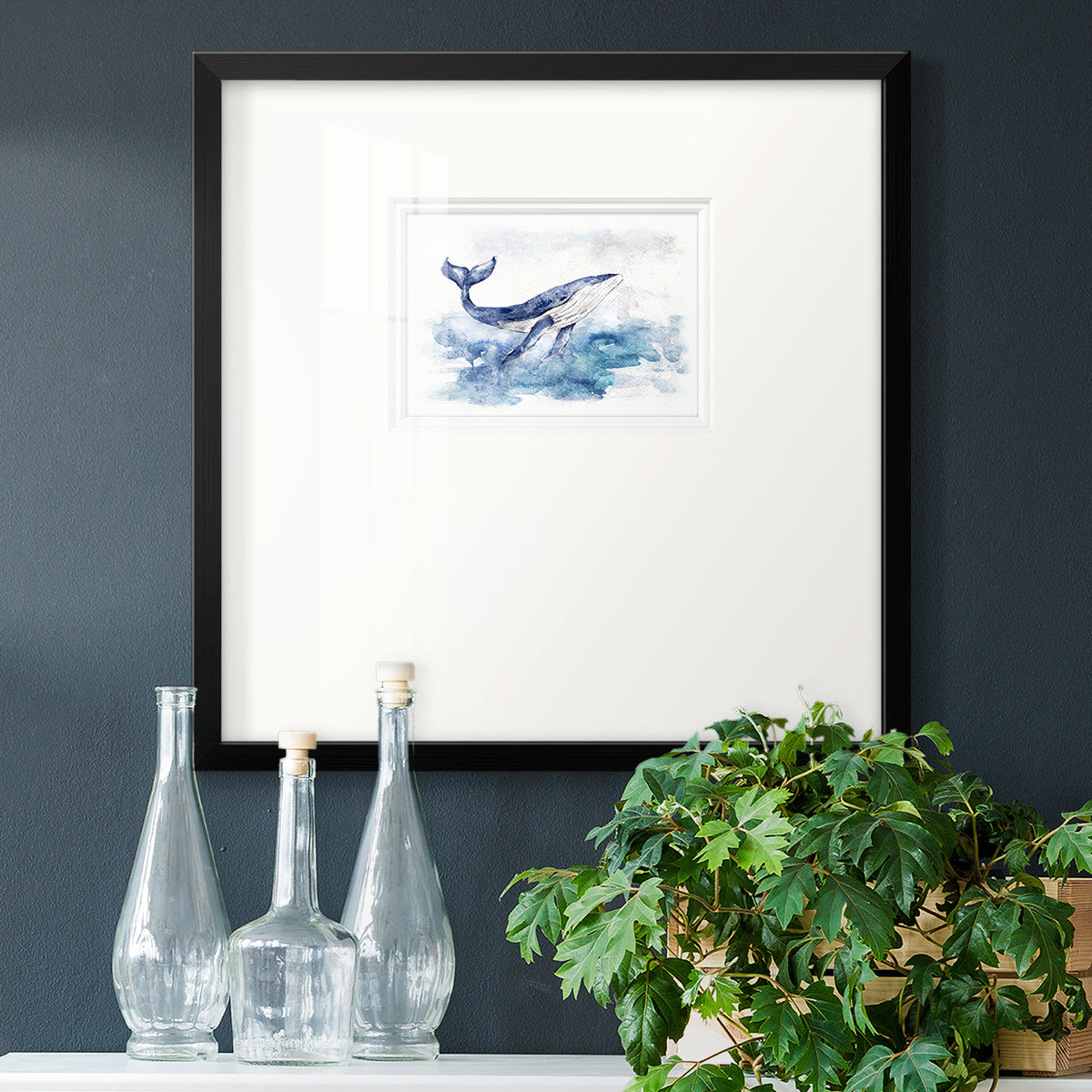 Beautiful Breach Premium Framed Print Double Matboard