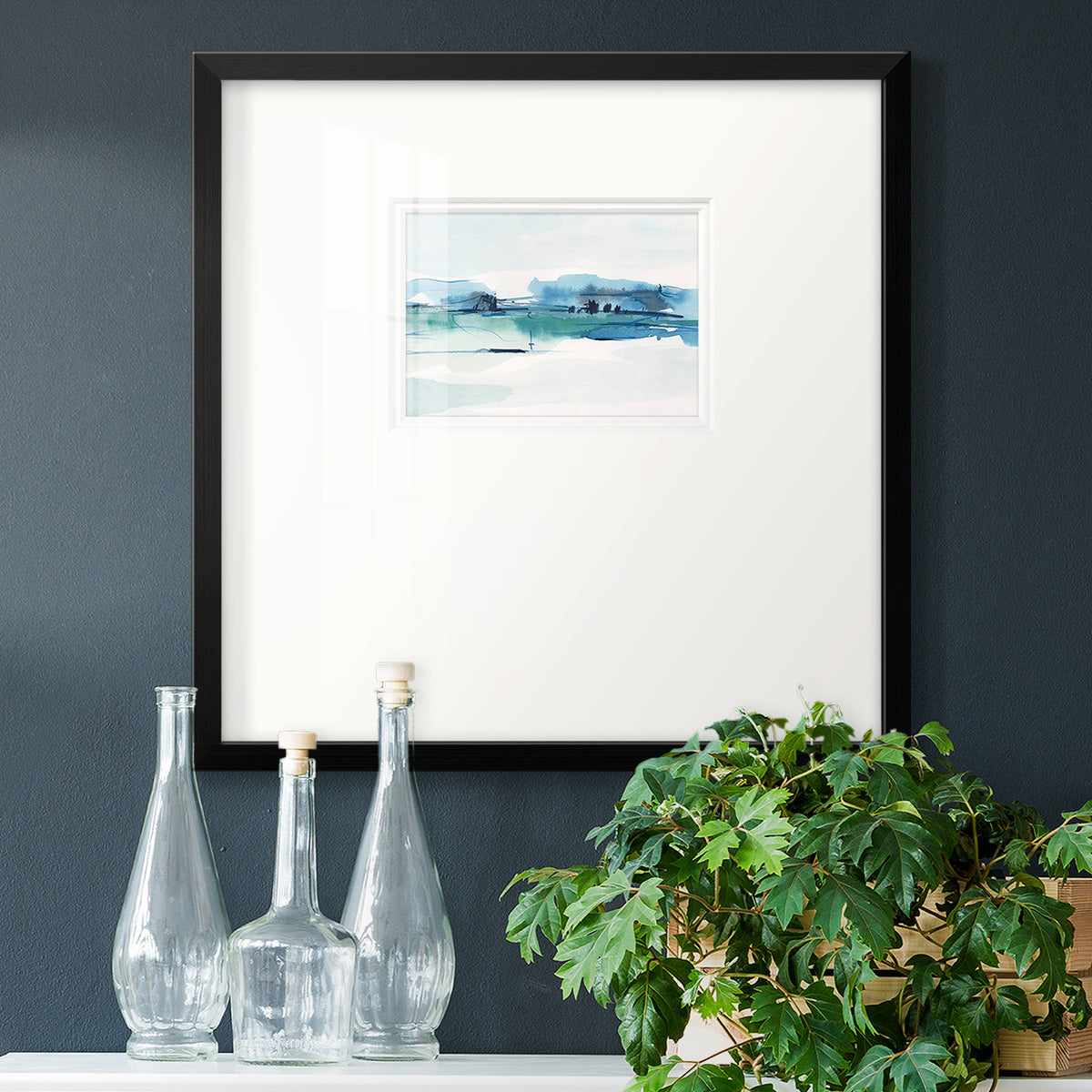 Ultramarine Vista II Premium Framed Print Double Matboard