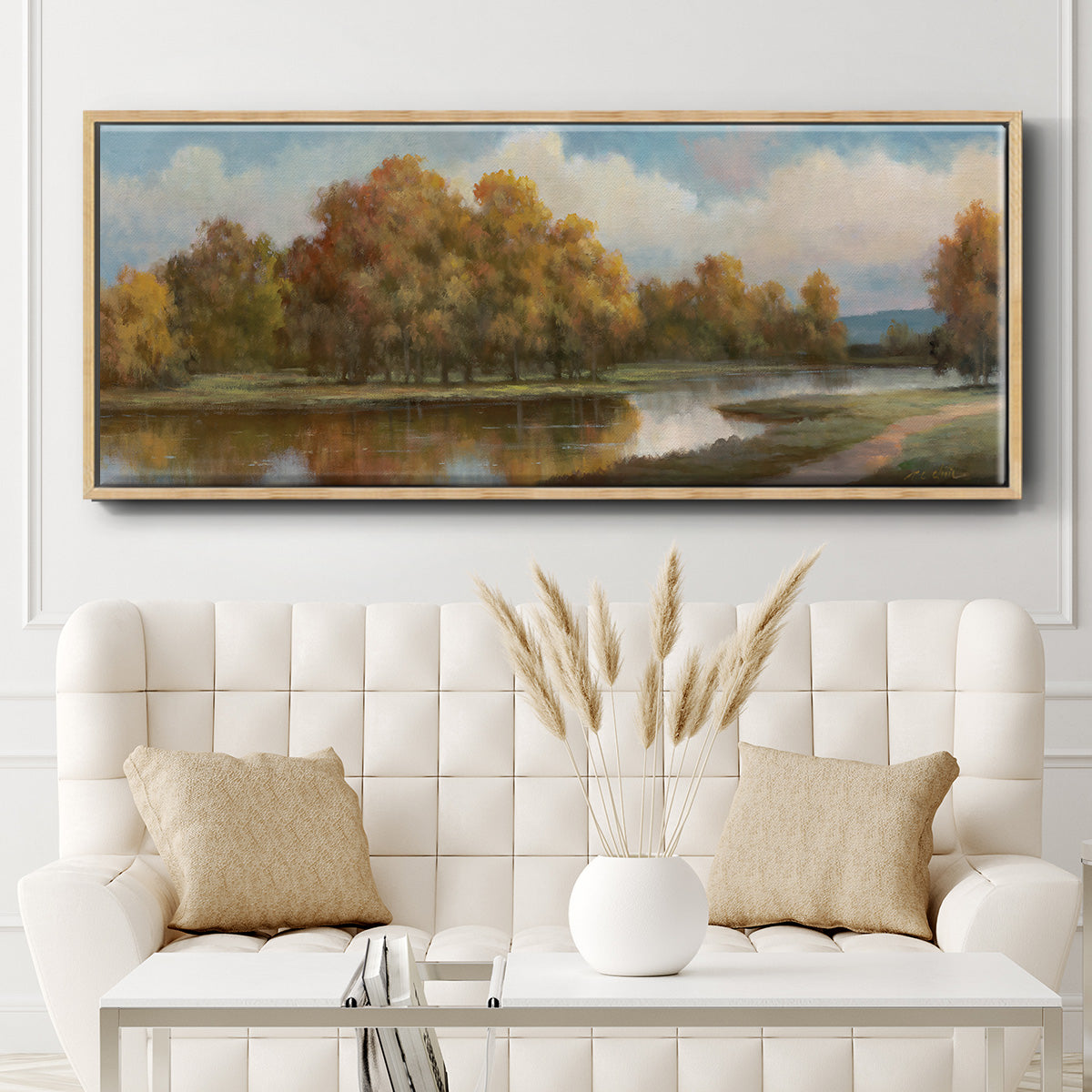 Shenandoah II - Floater Framed Canvas Print