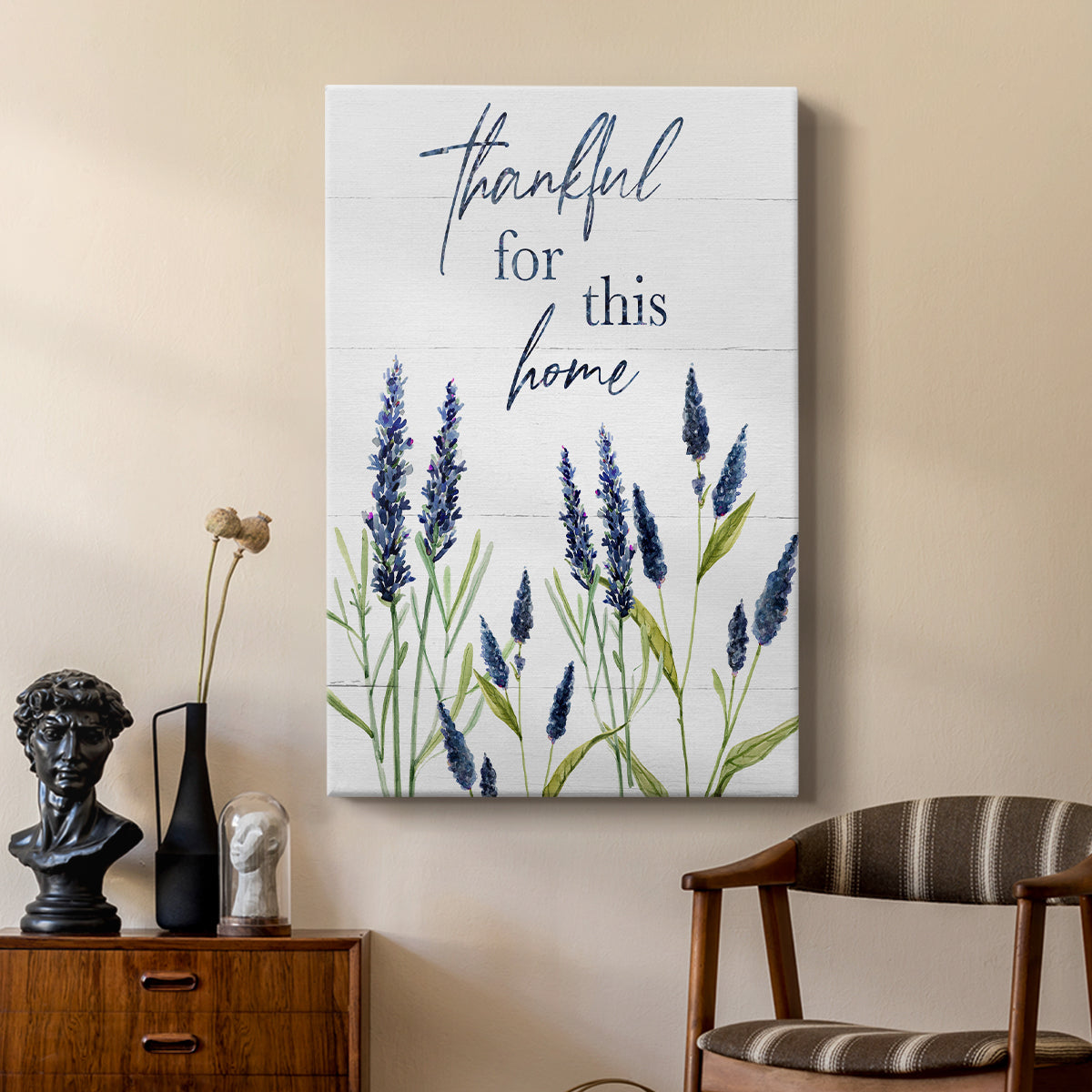 Thankful for this Home - Canvas Art Print