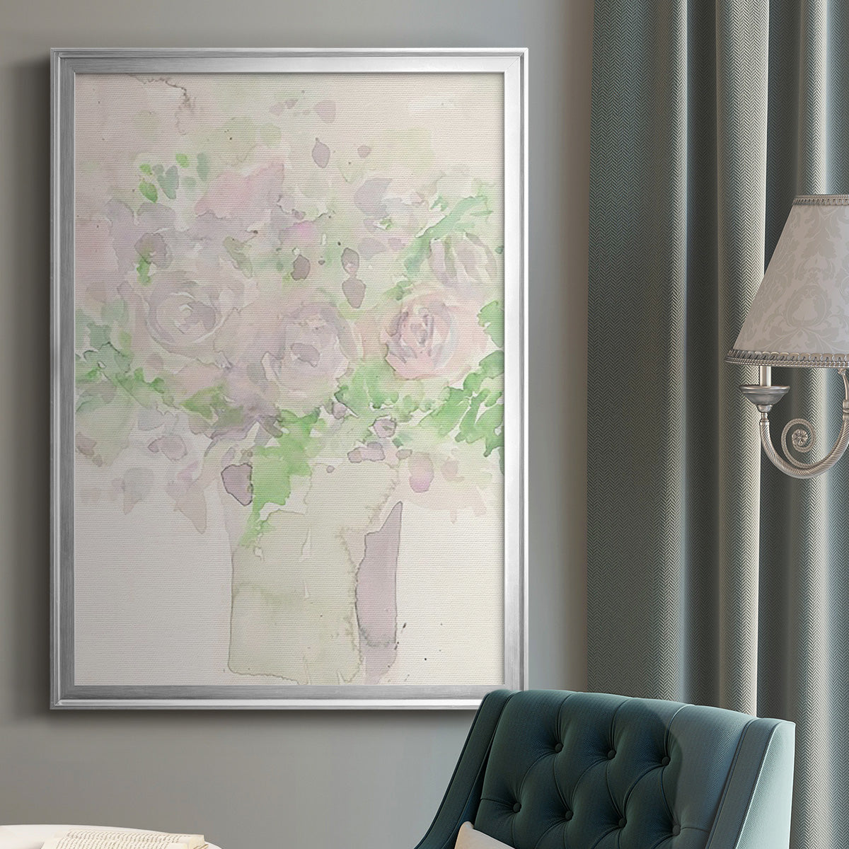 Natural Radiance II - Modern Framed Canvas Print