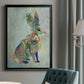 Fantastic Florals Hare, Sitting - Modern Framed Canvas Print