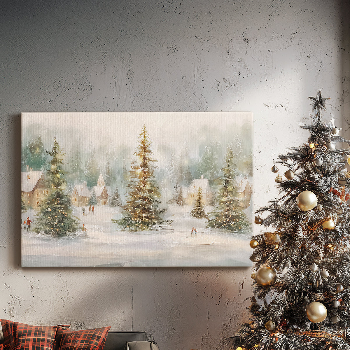 Snowwhite Whisper of Star - Canvas Art Print
