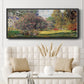 The Park - Floater Framed Canvas Print