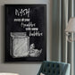 Wash Away Your Troubles - Modern Framed Canvas Print