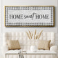 Home Sweet Home - Floater Framed Canvas Print
