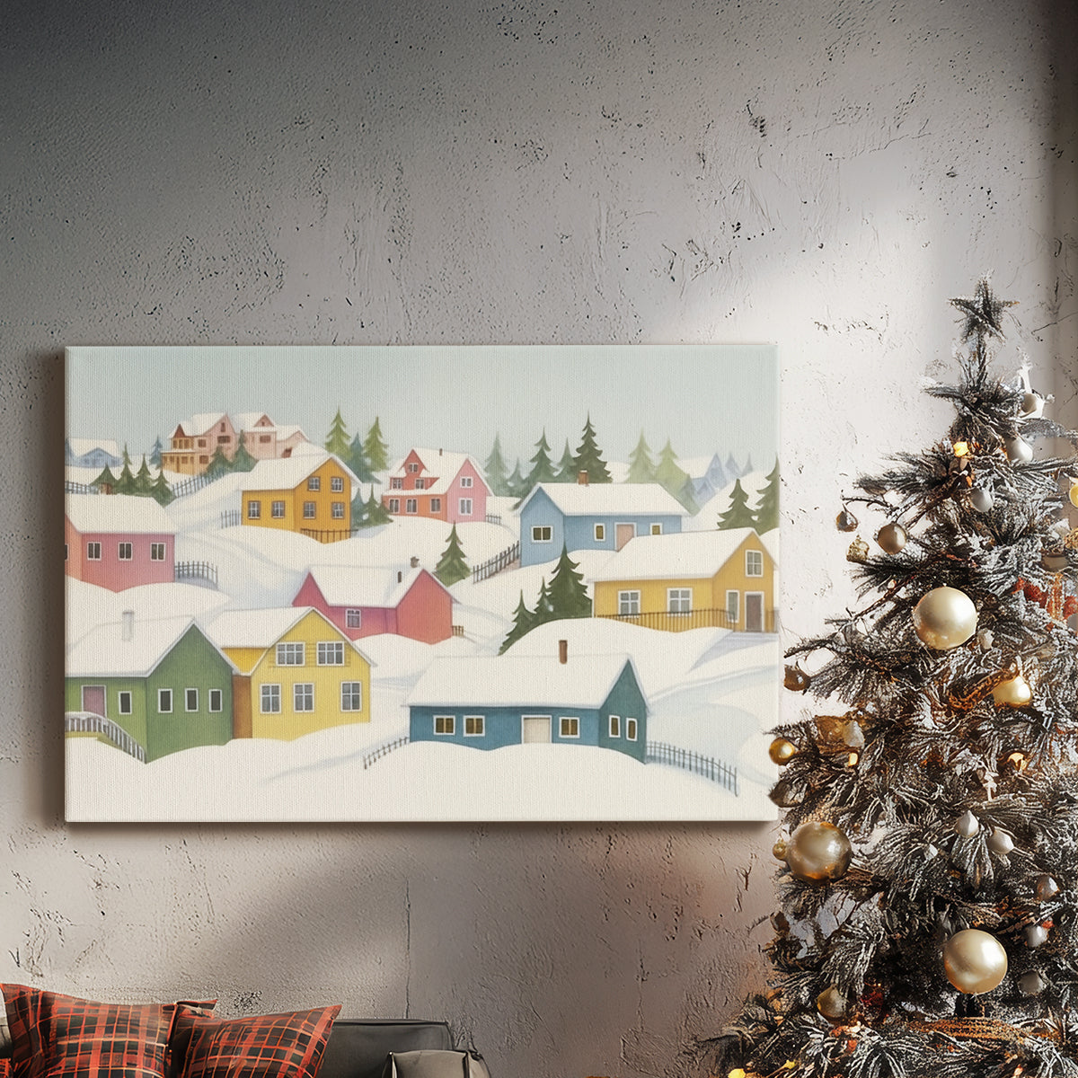 Silver Carol II - Canvas Art Print