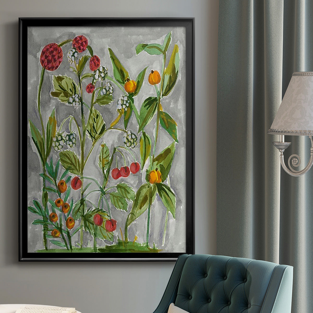 Dear Nature II - Modern Framed Canvas Print