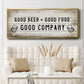 Good Company - Floater Framed Canvas Print
