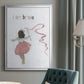 Girl Catching Wind - Modern Framed Canvas Print