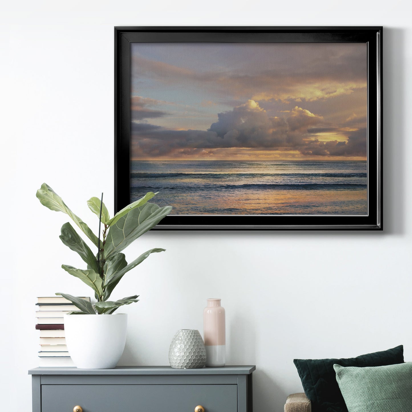 A Morning Meditation Premium Classic Framed Canvas - Ready to Hang