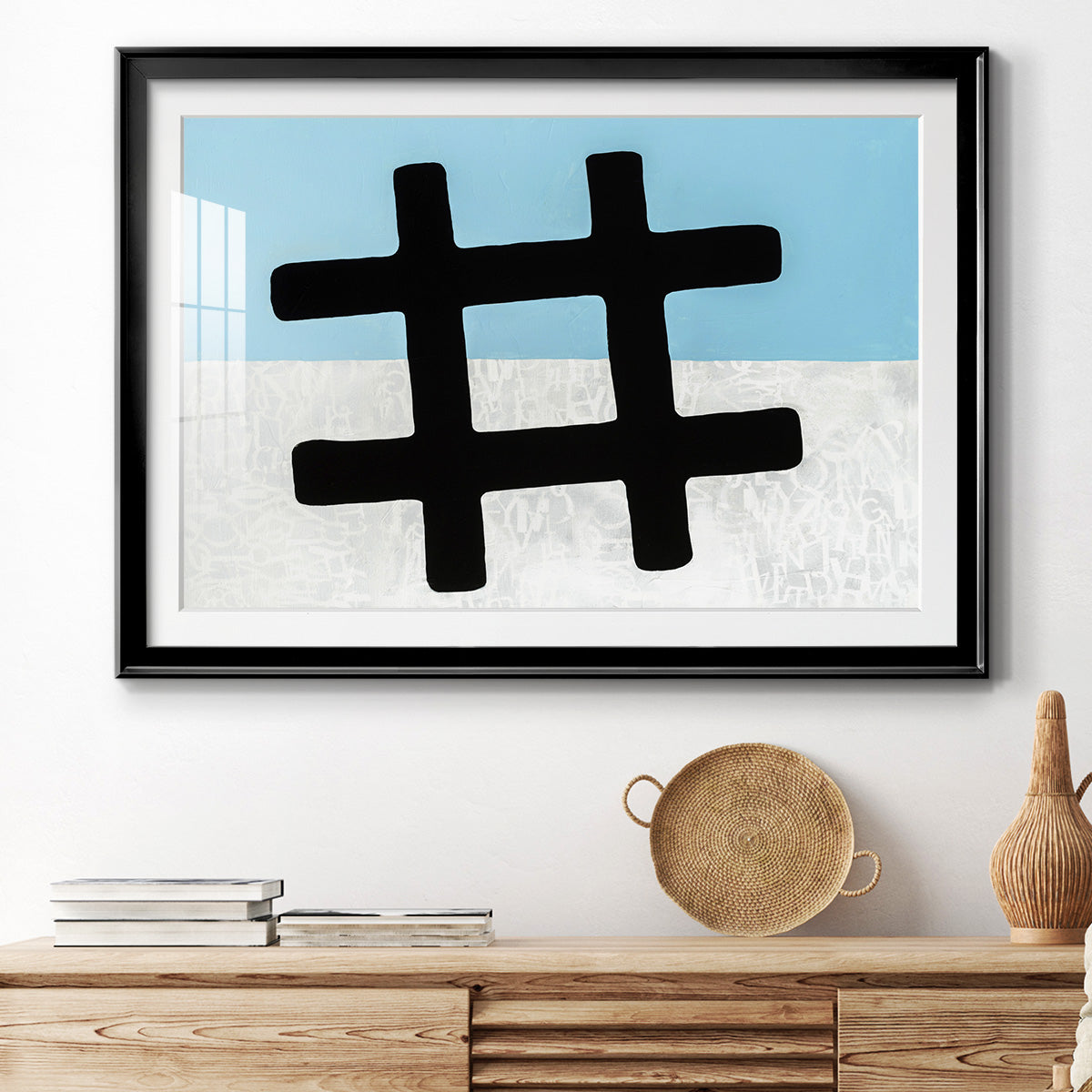 Hashtag Premium Framed Print - Ready to Hang