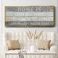 Home Is Where - Floater Framed Canvas Print