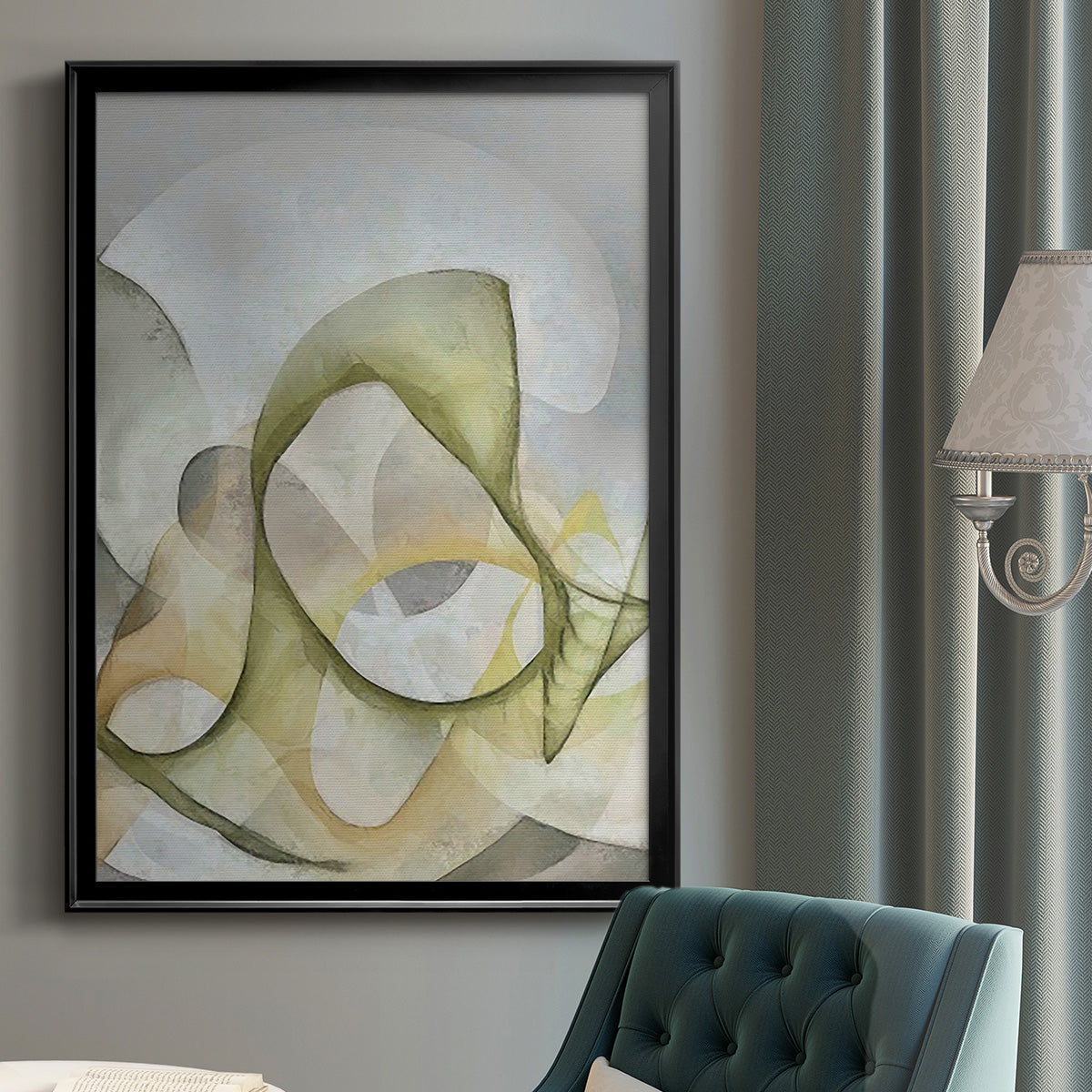 Excursion II - Modern Framed Canvas Print