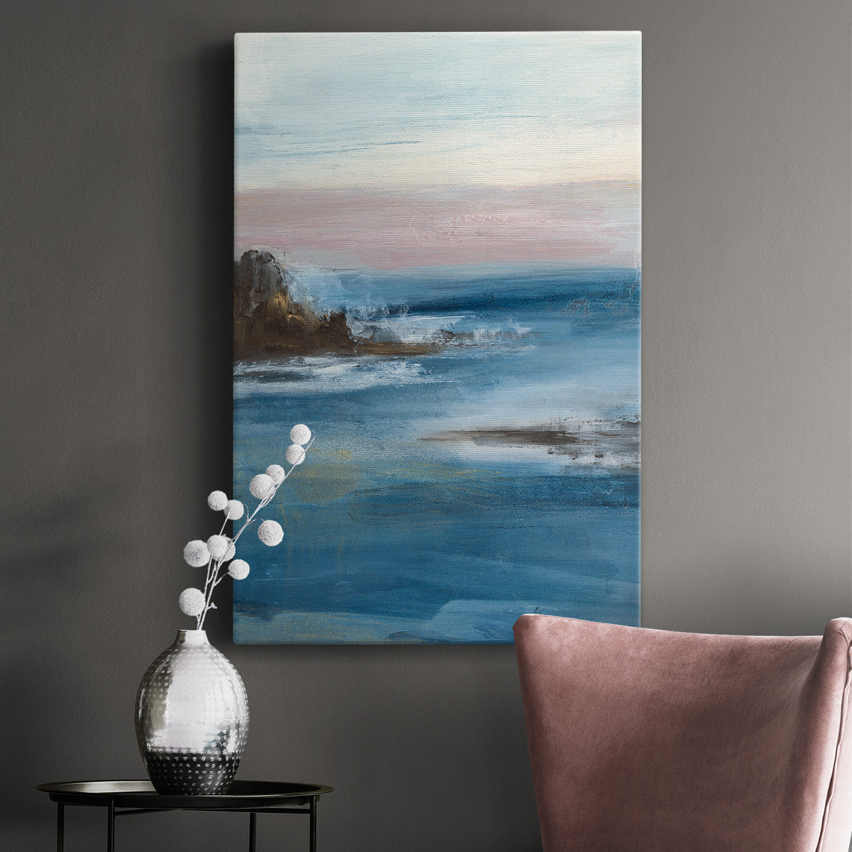 Merging the Ocean I Premium Gallery Wrapped Canvas - Ready to Hang