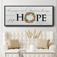 Joy Hope and Peace - Floater Framed Canvas Print