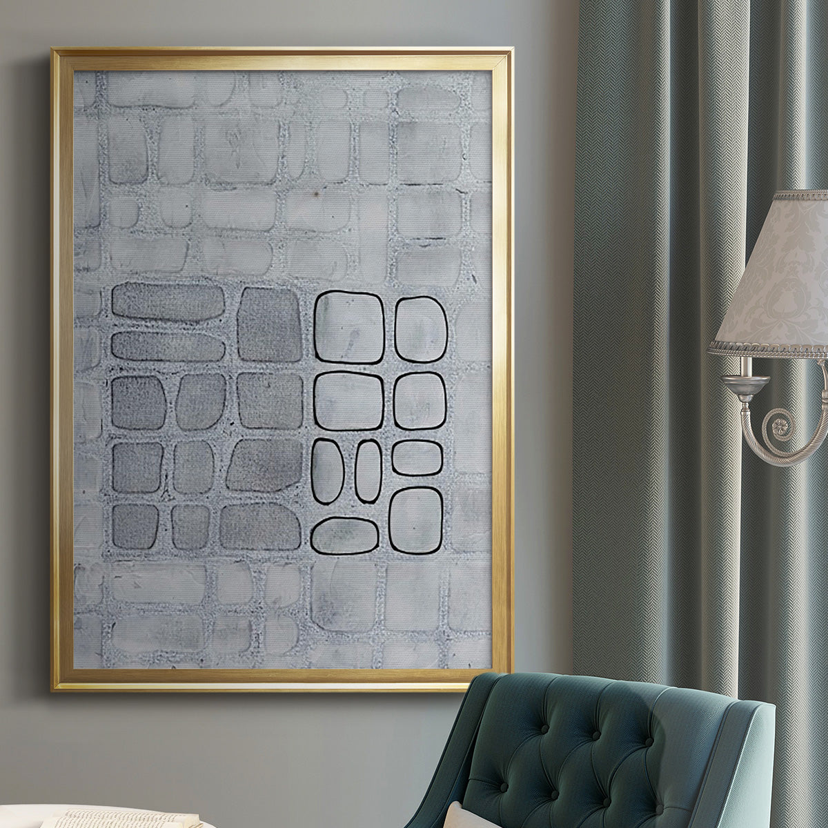 Lumen Colour II - Modern Framed Canvas Print