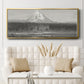 Mount Hood from the Columbia - Floater Framed Canvas Print