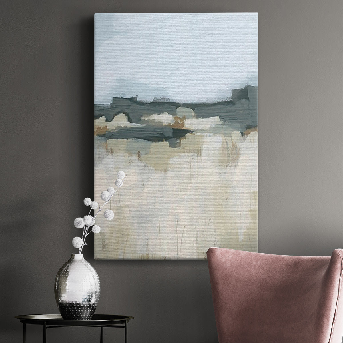 Brushstroke Badlands I - Canvas Art Print