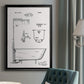Vintage Bath I - Modern Framed Canvas Print