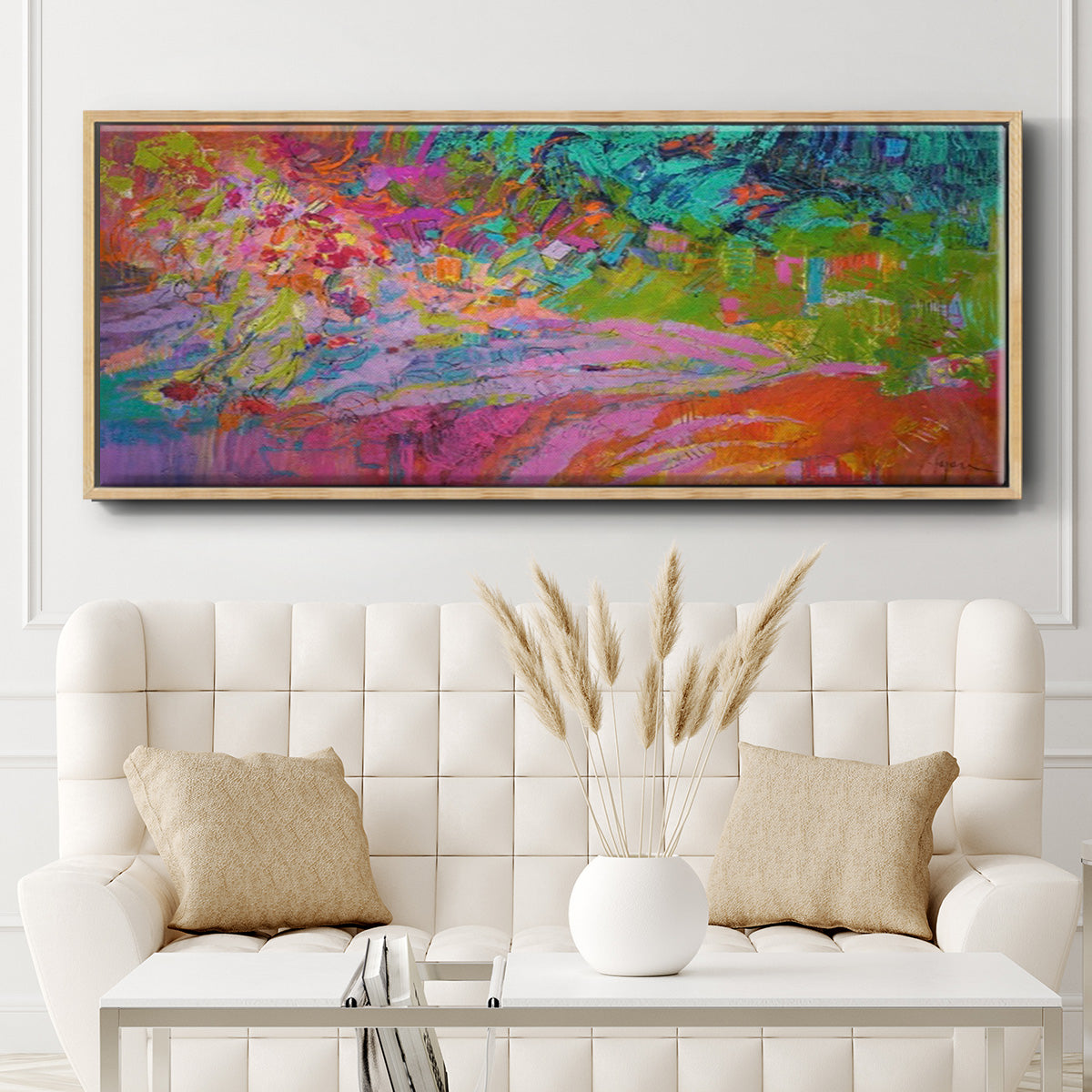 Passion Diva - Floater Framed Canvas Print