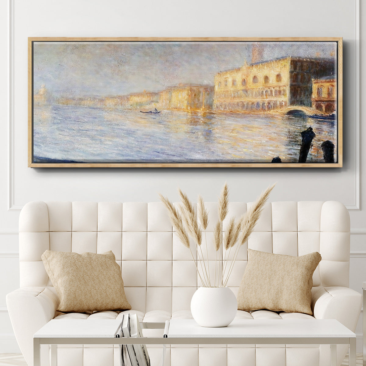 The Doges' Palace, 1908 - Floater Framed Canvas Print