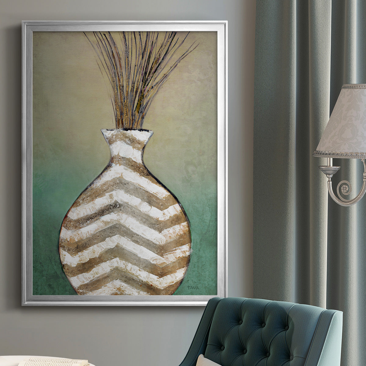 Global Vessel I - Modern Framed Canvas Print