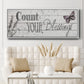 Count Your Blessings - Floater Framed Canvas Print