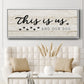 This is Us and the Dog - Floater Framed Canvas Print